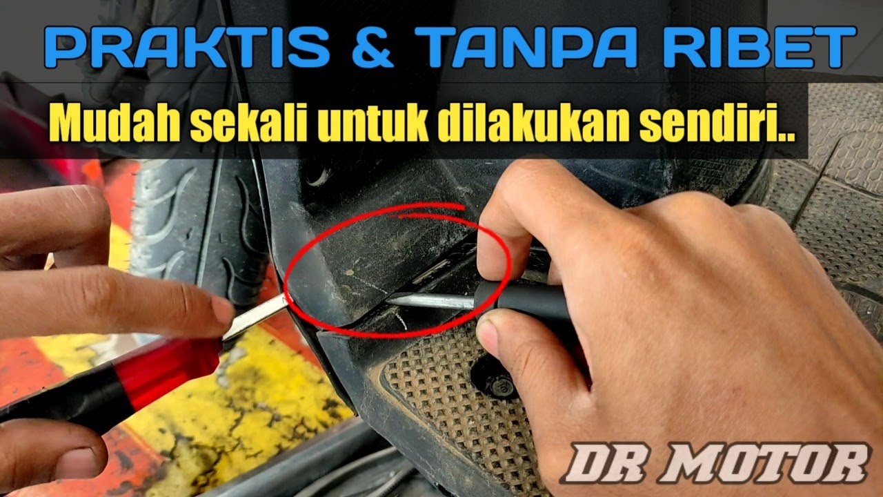 CARA MEMPERBAIKI COVER BAWAH HONDA BEAT YANG RENGGANG
