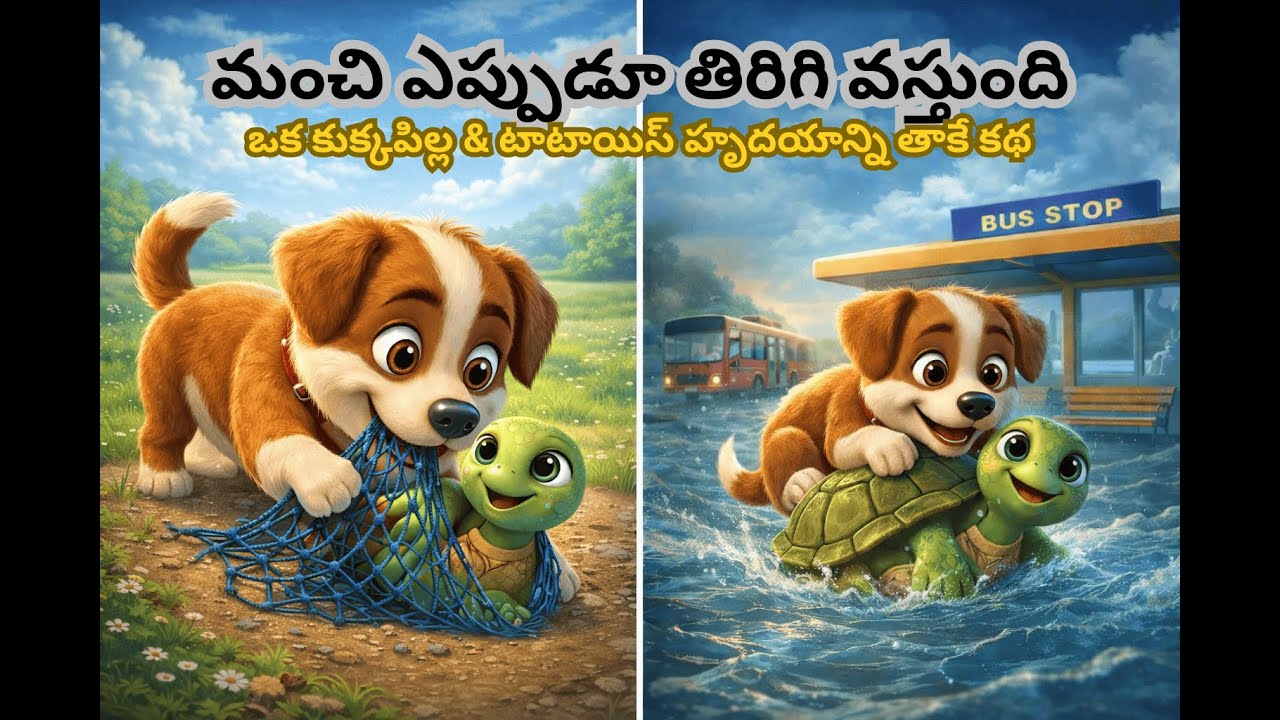 మంచి ఎప్పుడూ తిరిగి వస్తుంది Telugu Moral Story for Kids The Little Listeners 