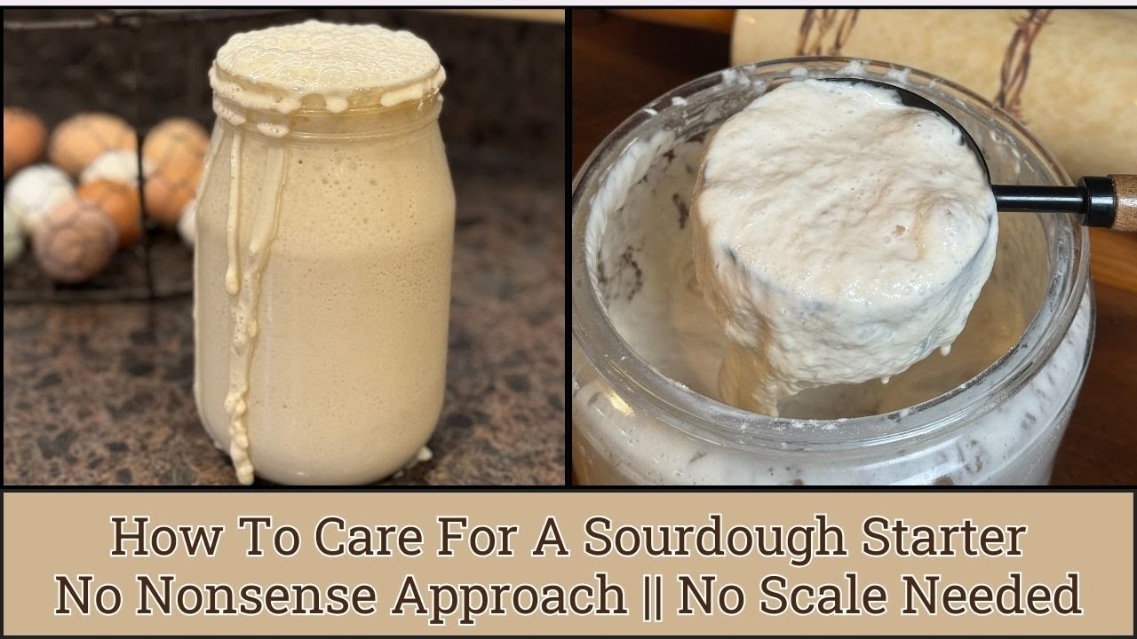 How To Care For A Sourdough Starter Without A Scale