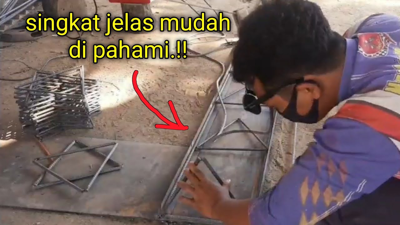 pembuatan dari awal sampai ahir, tiang triangle