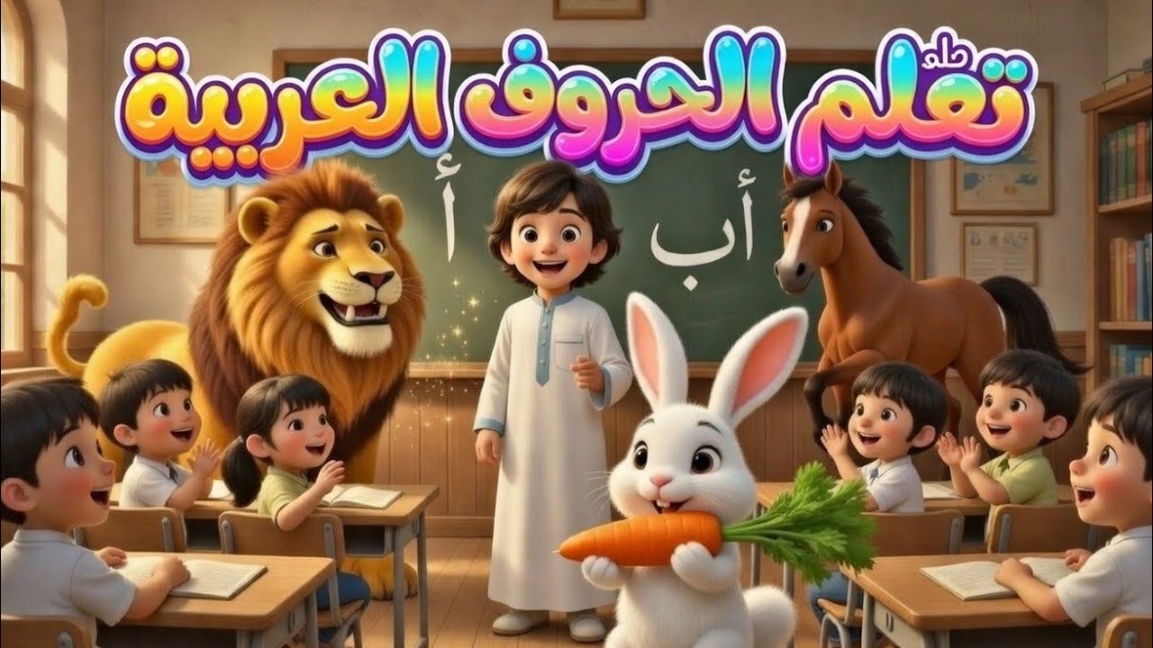 تعلم الحروف العربية 