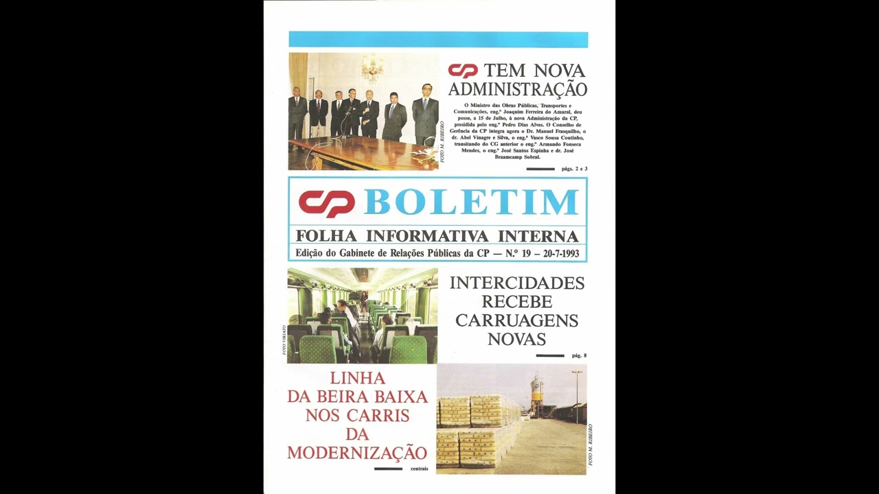 Boletim CP Série 2 (1992-1996) 52 Capas