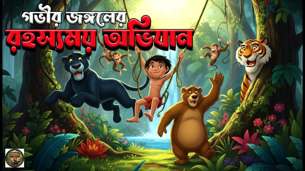 মোগলী বনাম শেরখান: জঙ্গলের মহাযুদ্ধ! 🐯🔥 | Mowgli vs Shere Khan Fight #Mowgli #JungleBook