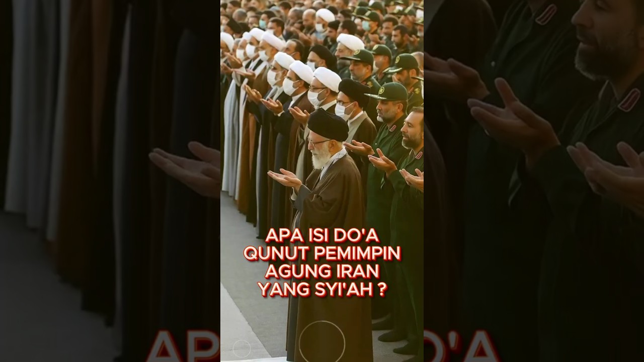 Ini isi Do'a Qunut Pemimpin Agung Iran Ayatollah Ali khamenei