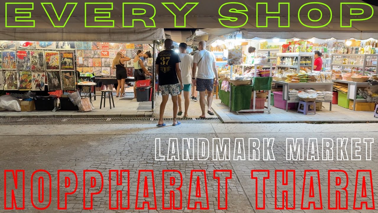 What Do They Sell? All Shops at Landmark Market - Ao Nang Krabi Thailand