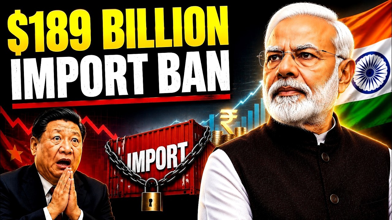 India Wants to Replace $189 Billion of Imports | Make in India | India Economy