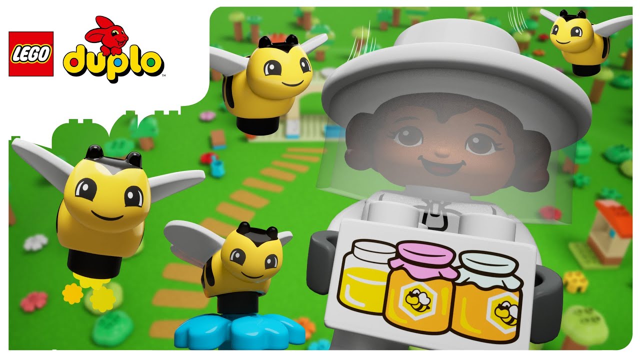 Learning About BUSY BEES! 🐝 🍯 | Storytime 📚| Cartoons for Kids | LEGO Little Ones