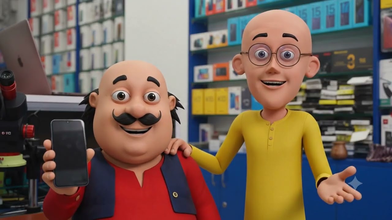 Mayur mobile ma aaya motu patlu