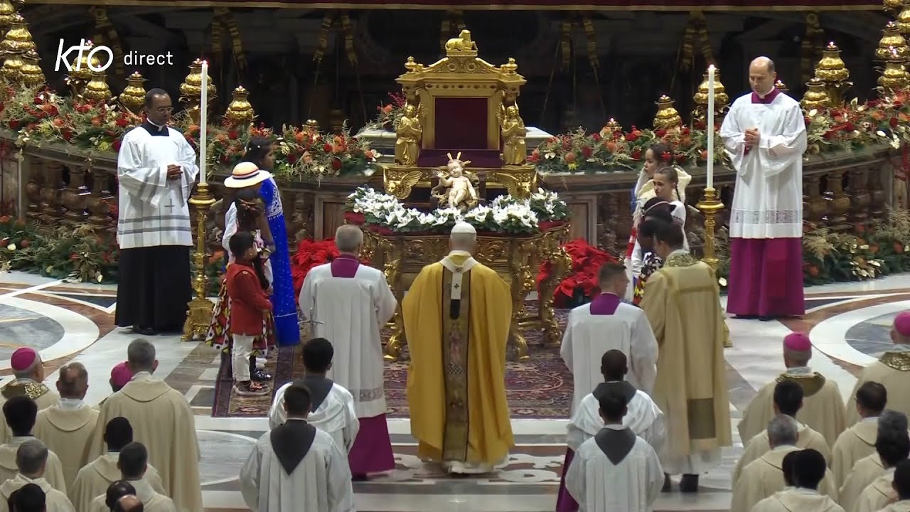 Messe de la nuit de Noël présidée par le pape Léon XIV à Rome - 24 décembre 2025