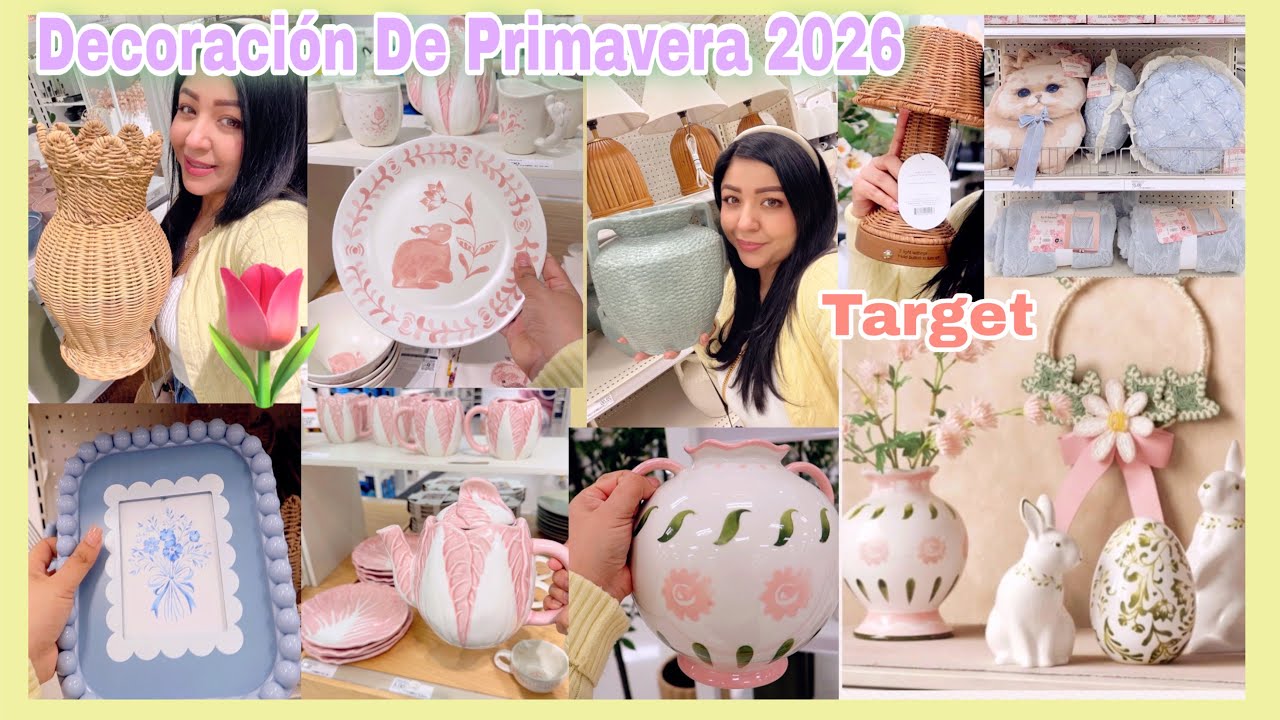 Decoración De Primavera 2026🌷La Decoración Más Hermosa - Tour Por Target 