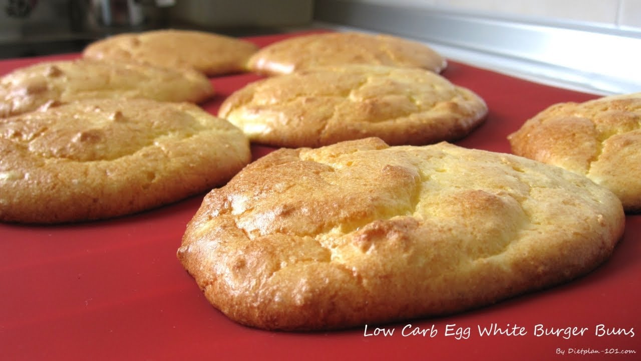Low Carb Egg White Burger Buns (South Beach Diet Phase 1) | Dietplan-101.com