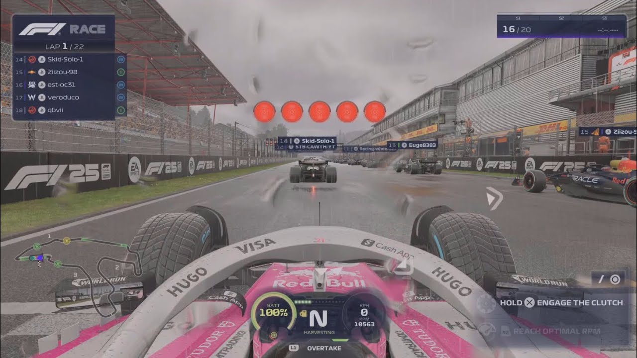 F1 25 PRL Div 1 S10 R10-Belguim-Race- A really frustrating race again around this track