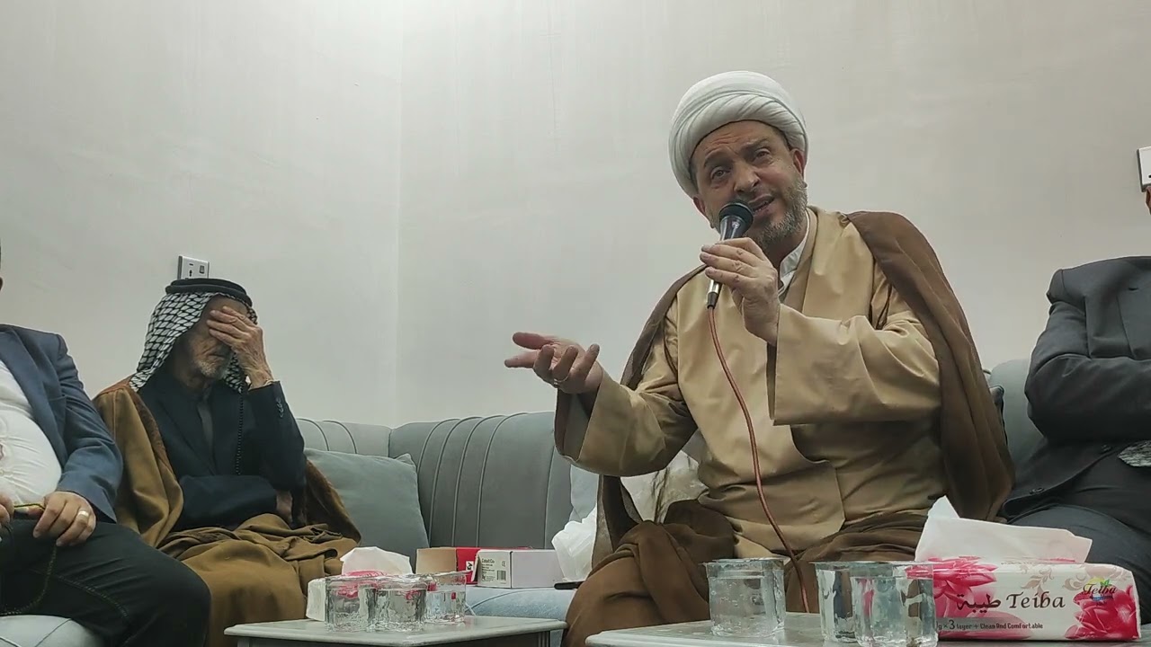مجلس الشيخ ابو الطابوق بثواب العم المرحوم الحاج مهدي الله يرحمه في بيت ولده الاخ الحاج احمد الظالمي