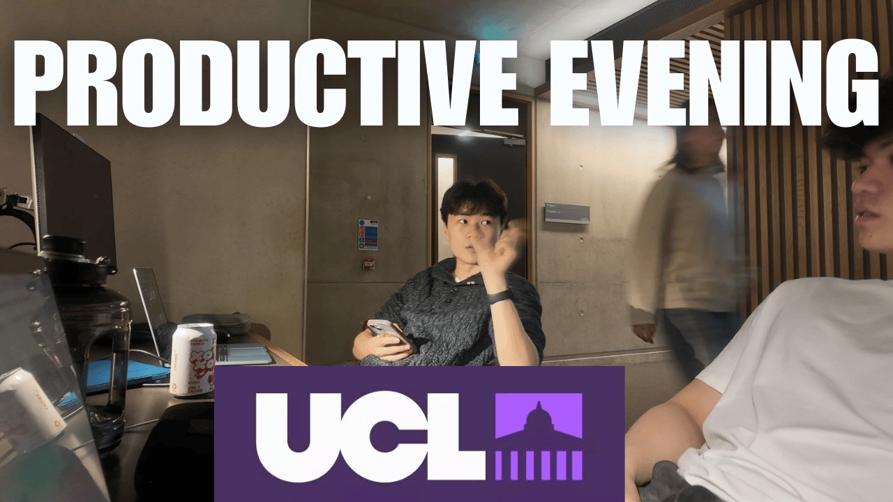 Productive Evening @ UCL Ft. ANDY