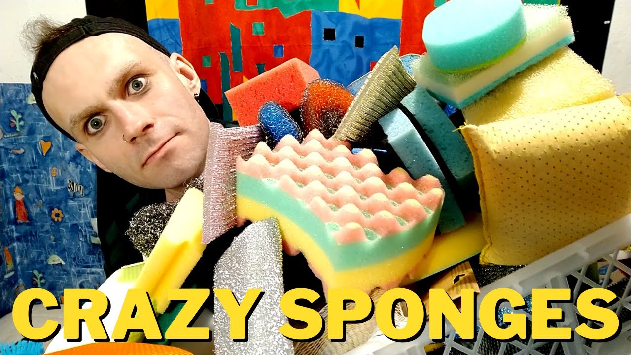 ASMR Crazy & Aggressive SPONGES