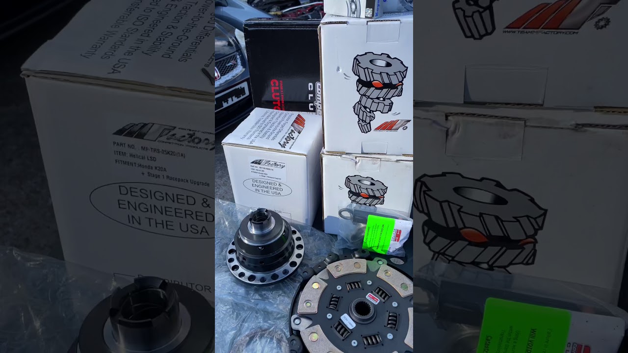M Factory LSD with Clutch and Titan Throttle Bodies Civic EP3 Type R