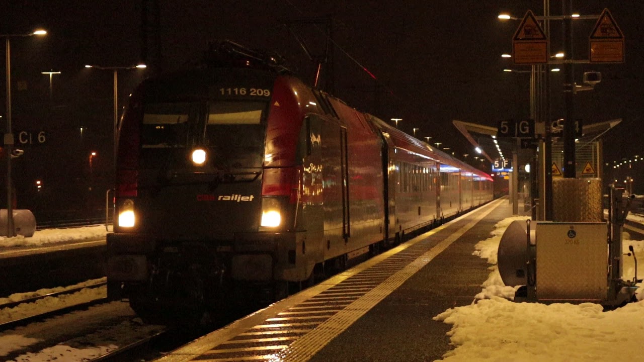 Railjet (RJ) 987 Treuchtlingen — München Hbf [neue Verbindung] | Bahnhof Donauwörth | 13.12.2021
