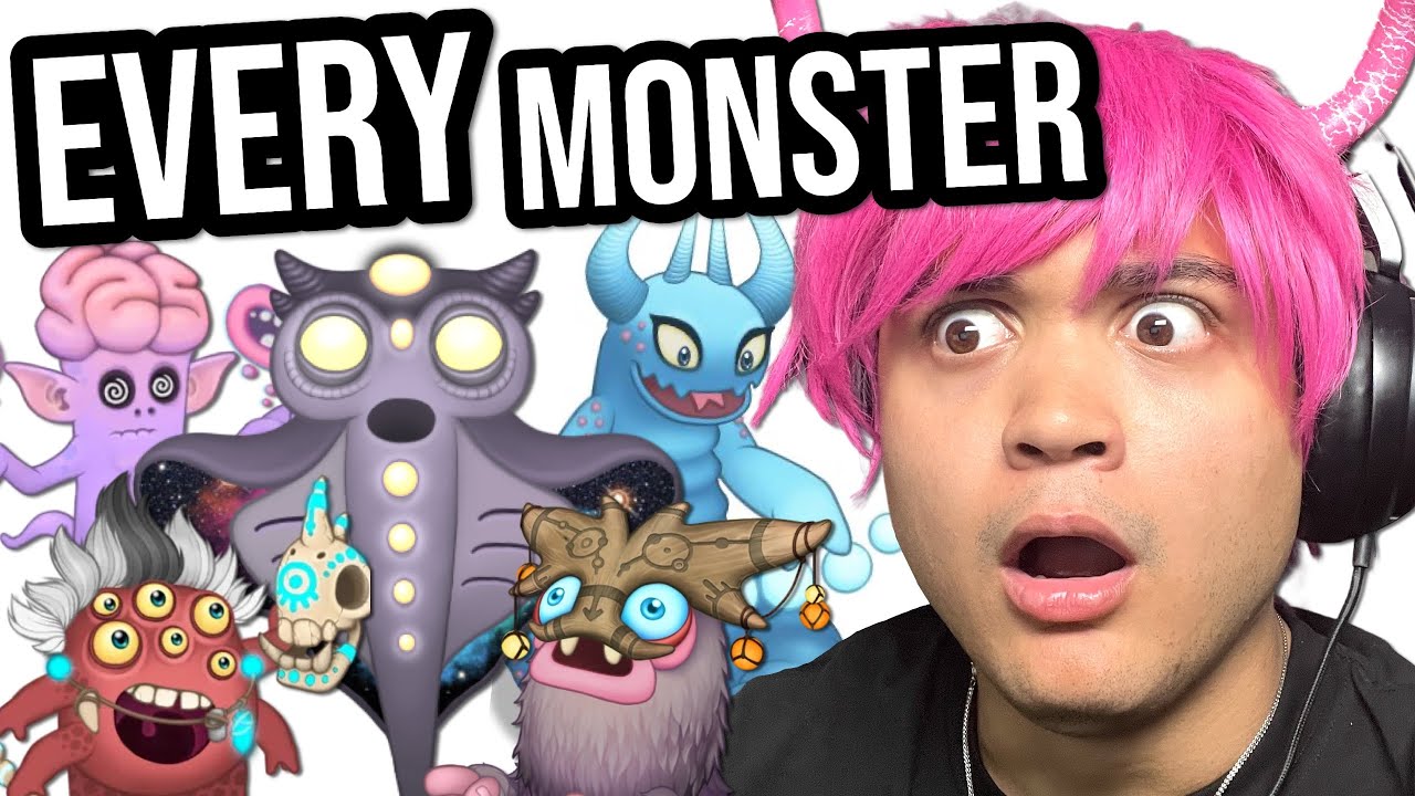 Reacting to every MY SINGING MONSTER in Magical Sanctum Island - All Sounds (MVPerry reacts)
