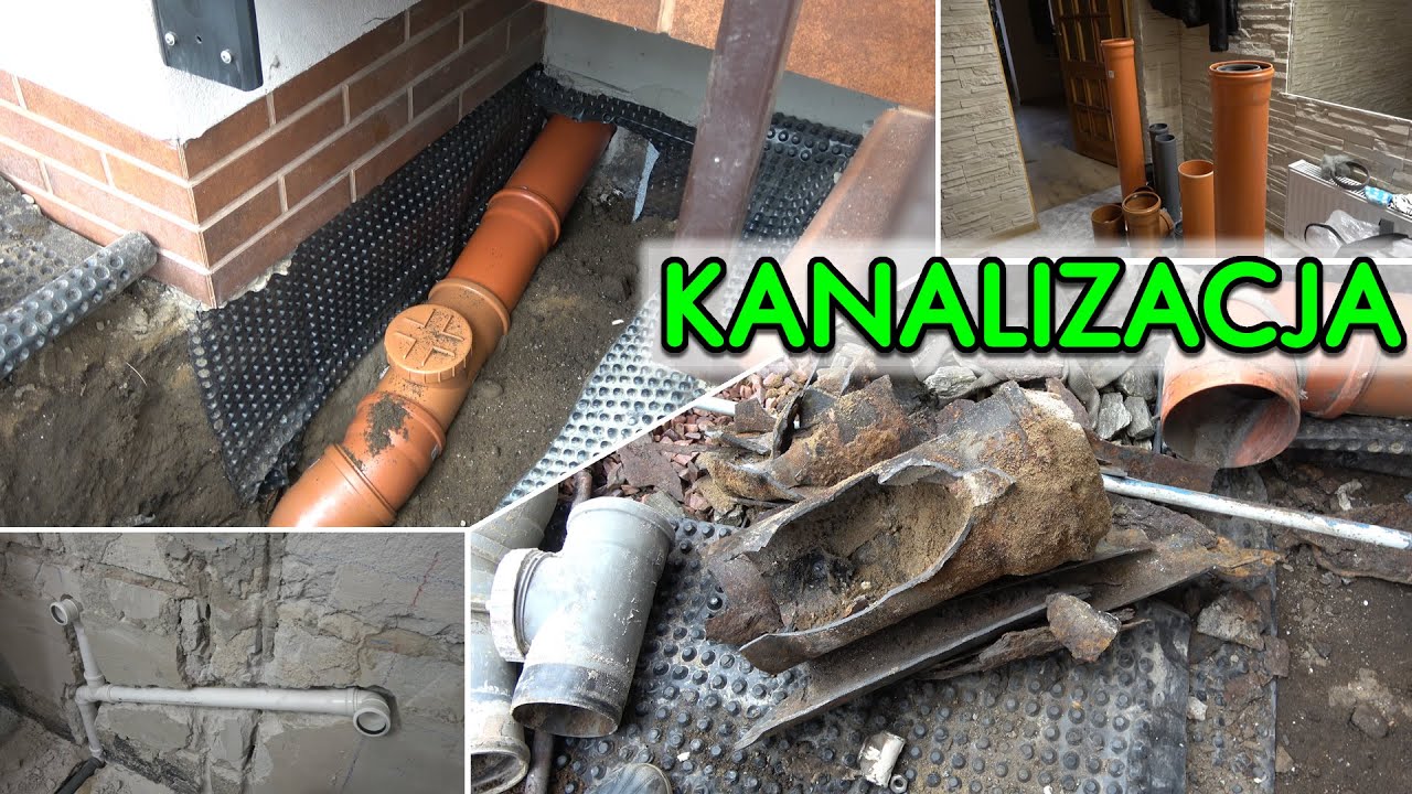 Канализация - ремонт ванных комнат.