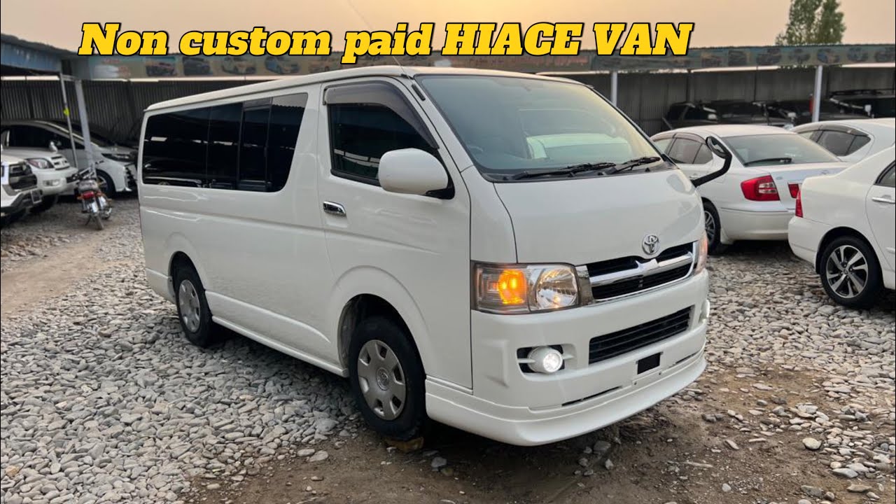 Non custom TOYOTA HIACE VAN 2.0 (2006) fresh imported from Japan | NCP cars Quetta balochistan