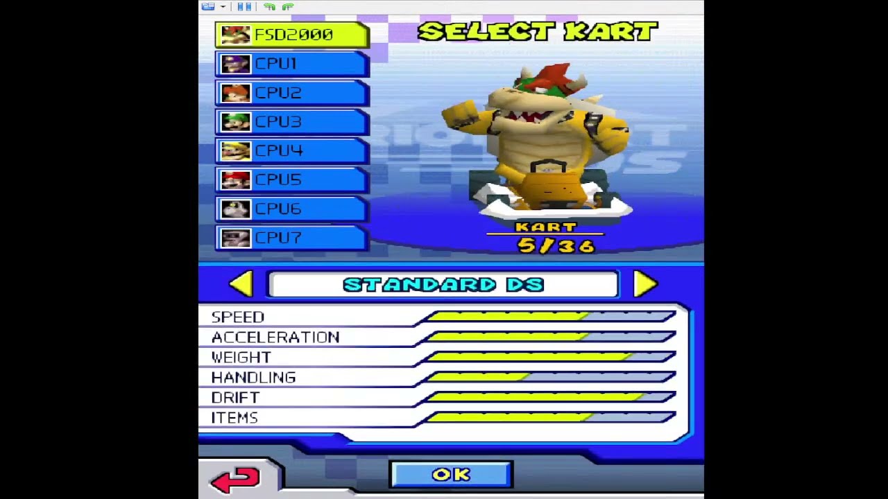 MARIO KART DS (NDS) 2-1-26 #gaming #nds #mariokartds #kartracing #nintendogame #nintendo