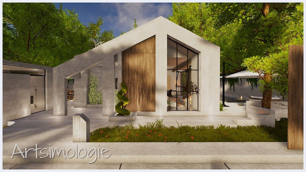 HOUSE FLIPPER 2 • BLUE BUNGALOW Renovation • Boho Modernist Home