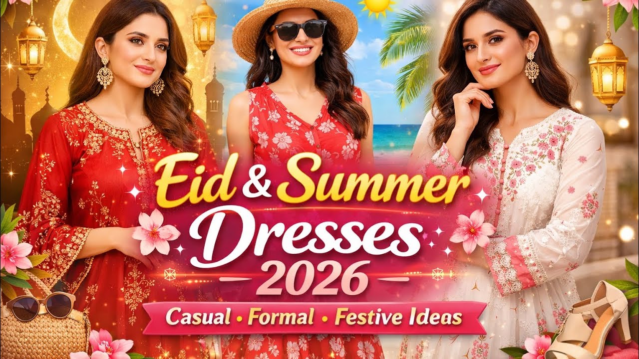 Eid & Summer Dresses 2026 | Casual, Formal & Festive Dress Ideas 2026