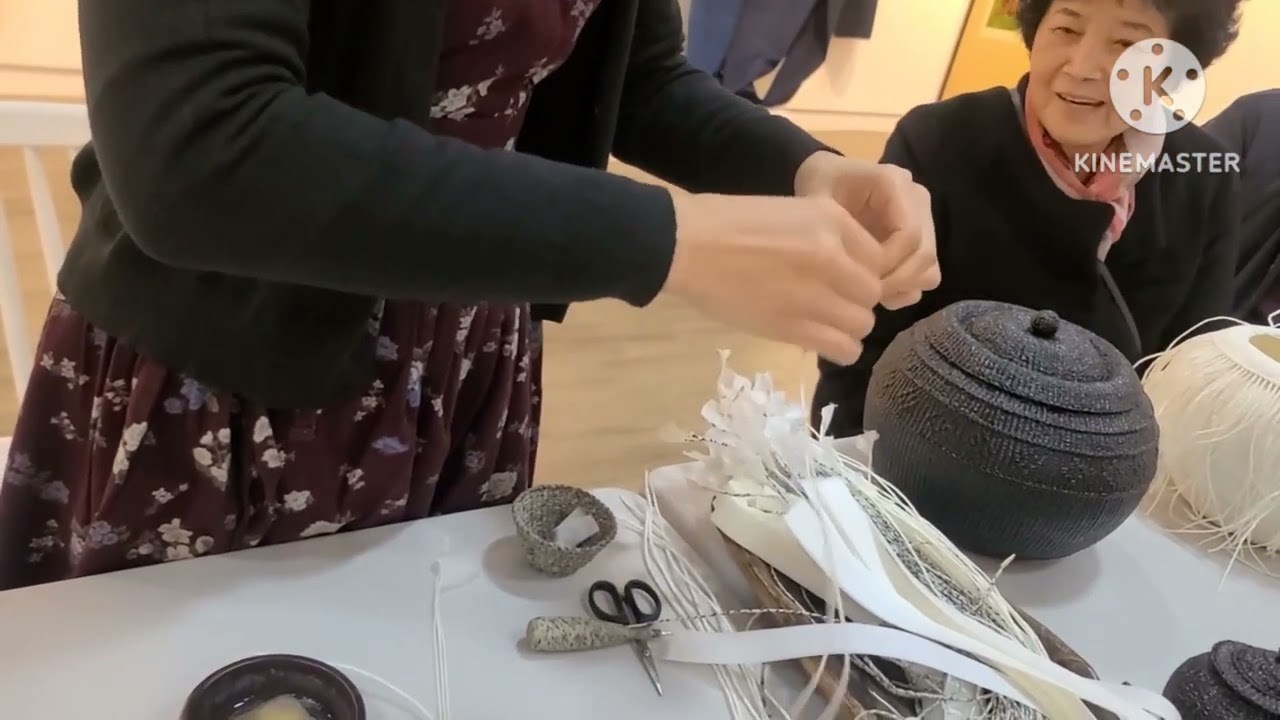 지승요강 /가마요강 /한지요강 /지승공예 시연 /전통한지 공예 /k_craft /종이요강 /지승요강 /한지 / 옻칠