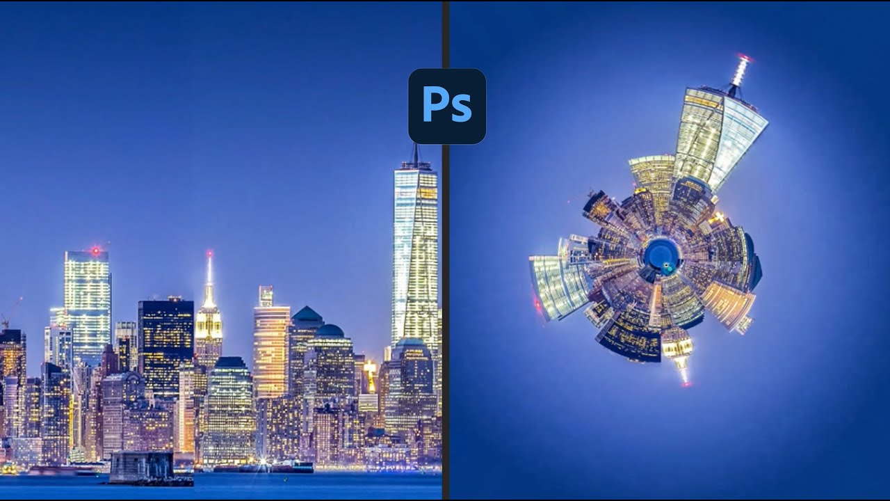 Skyline effetto pianeta - Photoshop Tutorial