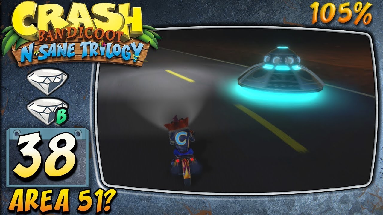 Crash Bandicoot 3 : N. Sane Trilogy (ITA)-38- Area 51? [105%]