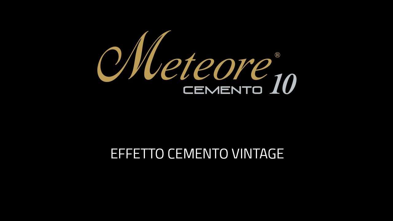 METEORE 10 VALPAINT - CEMENTO VINTAGE - Official video