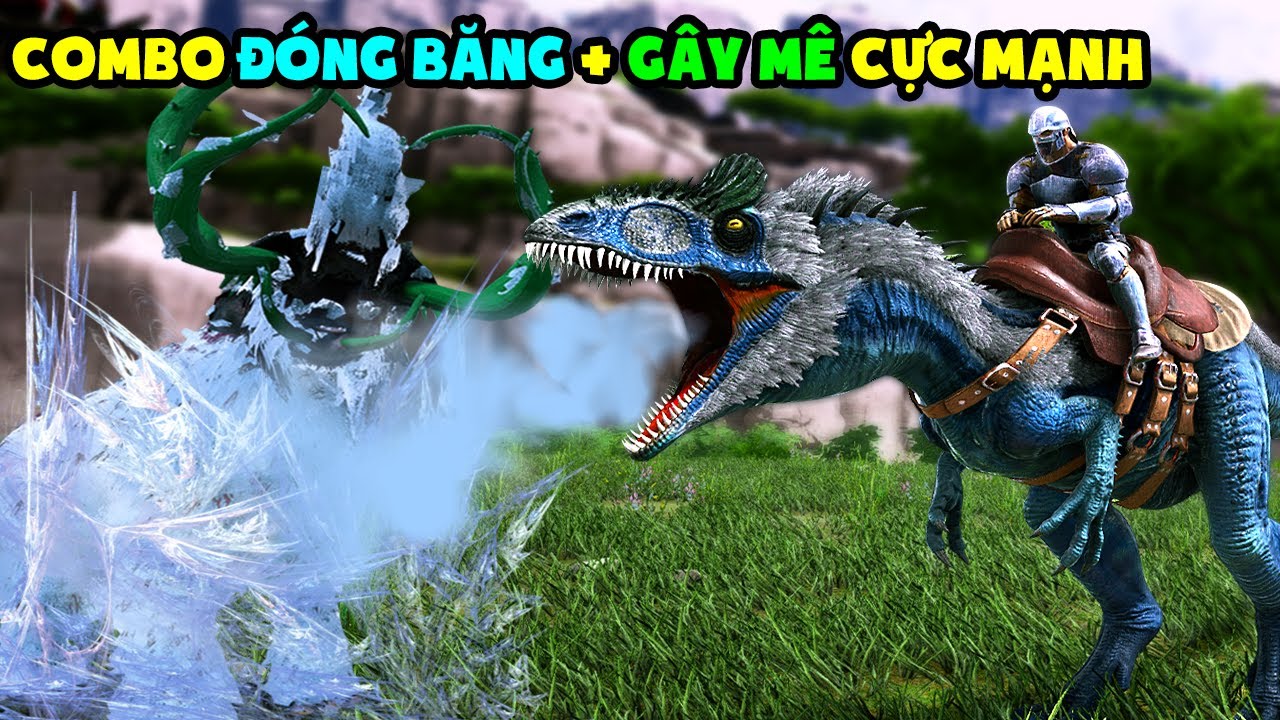 ARK Monster Hunter #28 MÌNH BẮT ĐƯỢC KHỦNG LONG COMBO ĐÓNG BĂNG VÀ GÂY MÊ CỰC MẠNH - TÝ TIỀN TỈ