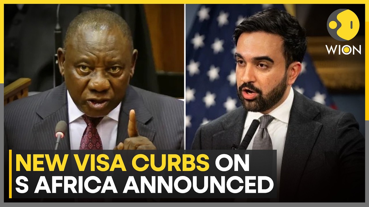 US Announces New Visa Restrictions Targeting South African Nationals | WION News