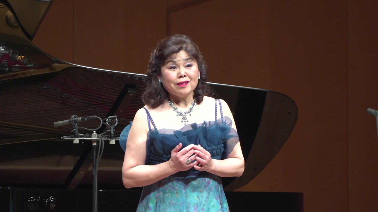 夕顔：木下牧子（Sop.佐竹由美  Pf.田中梢）　MOONFLOWER：KINOSHITA Makiko