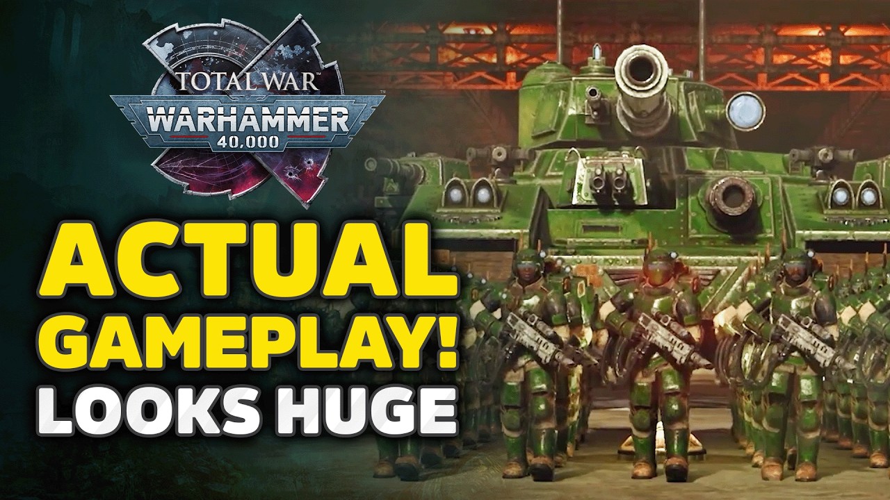 Total War Warhammer 40K Looks HUGE - New Gameplay Reveal, Armageddon & Campaign Details
