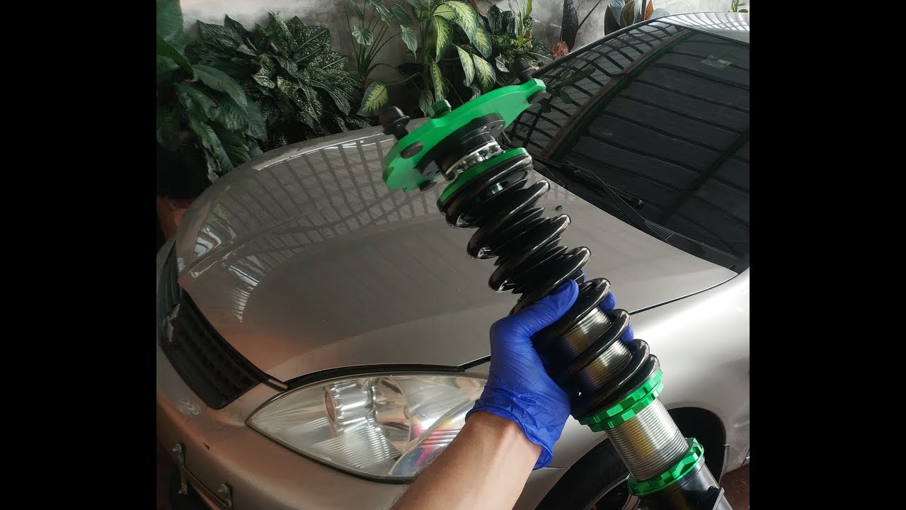 Instalando rev9 Hyper-street II coilovers en el Mitsubishi Lancer 02-06