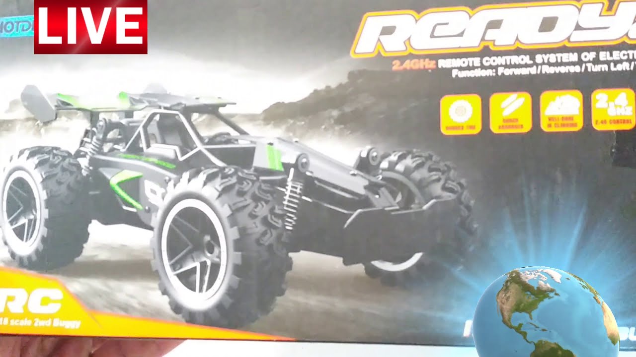 READY GO RACE RC 1/18 RACING BUGGY CHEAP UNDER $25 CAR  TOY UNBOXING PERFECT FOR FPV PART 1