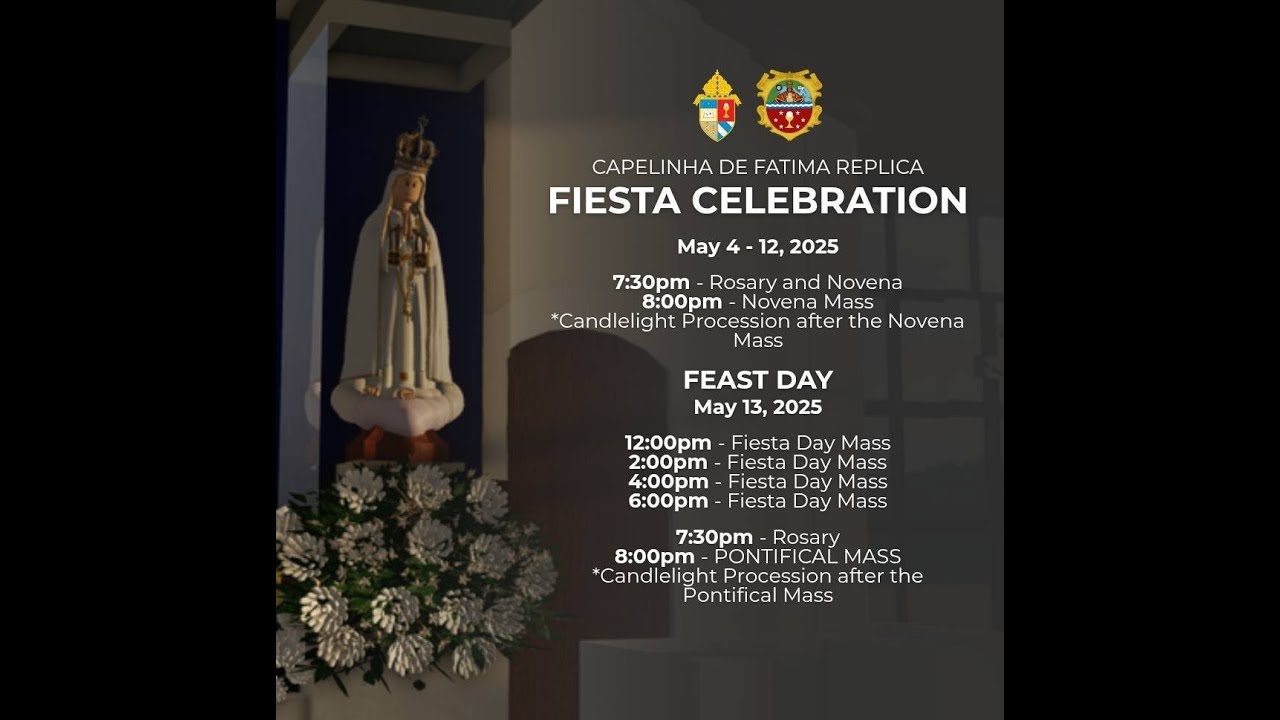 LIVE: Novena Mass for the Feast of Our Lady of Fatima, Third Sunday of Easter | May 4, 2025