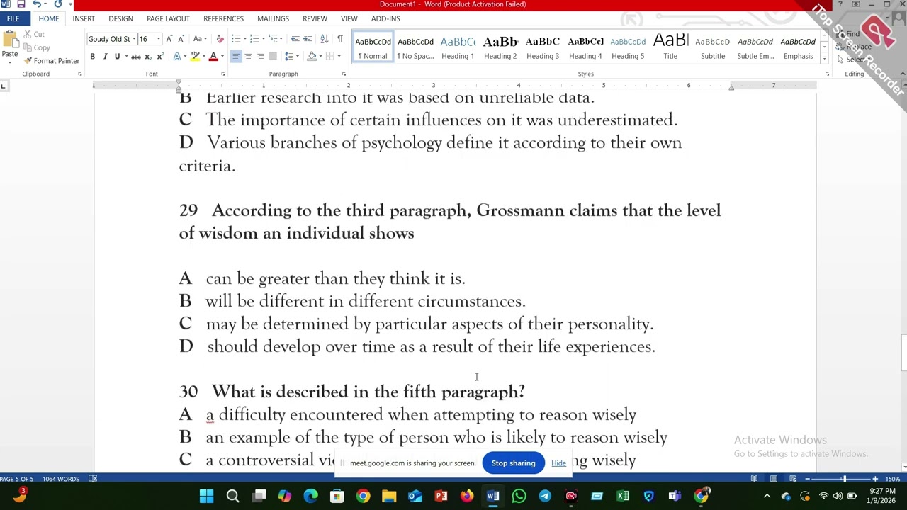 How to solve critical MCQ of IELTS reading test?