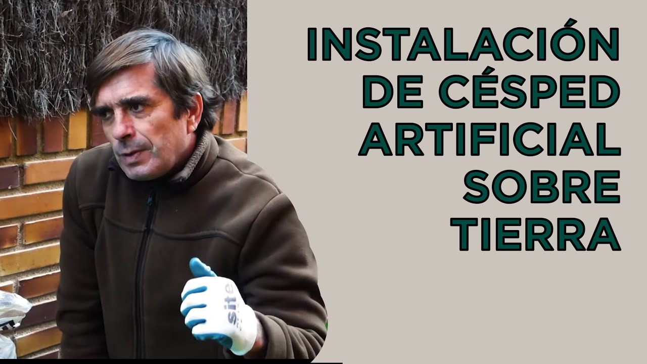 COMO INSTALAR cesped artificial SOBRE TIERRA - Cesped artificial para JARDINES -  ARMON® Césped