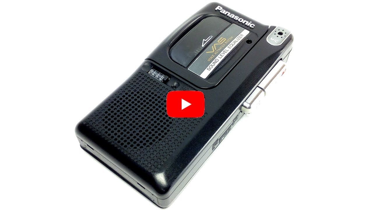 Panasonic RN-502 Handheld Microcassette Voice Activated Recorder VAS SLE Fast Playback Japan
