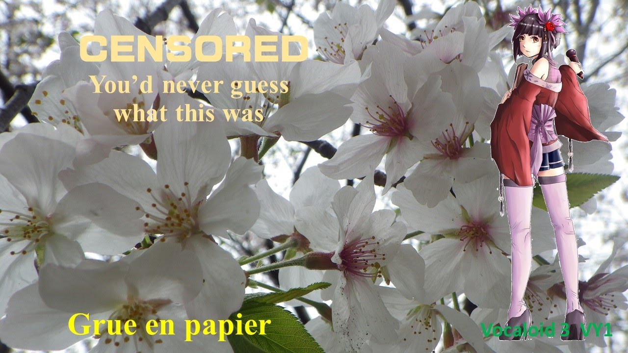【VY1】折り鶴： Grue en papier. 【Vocaloid 2】VY1