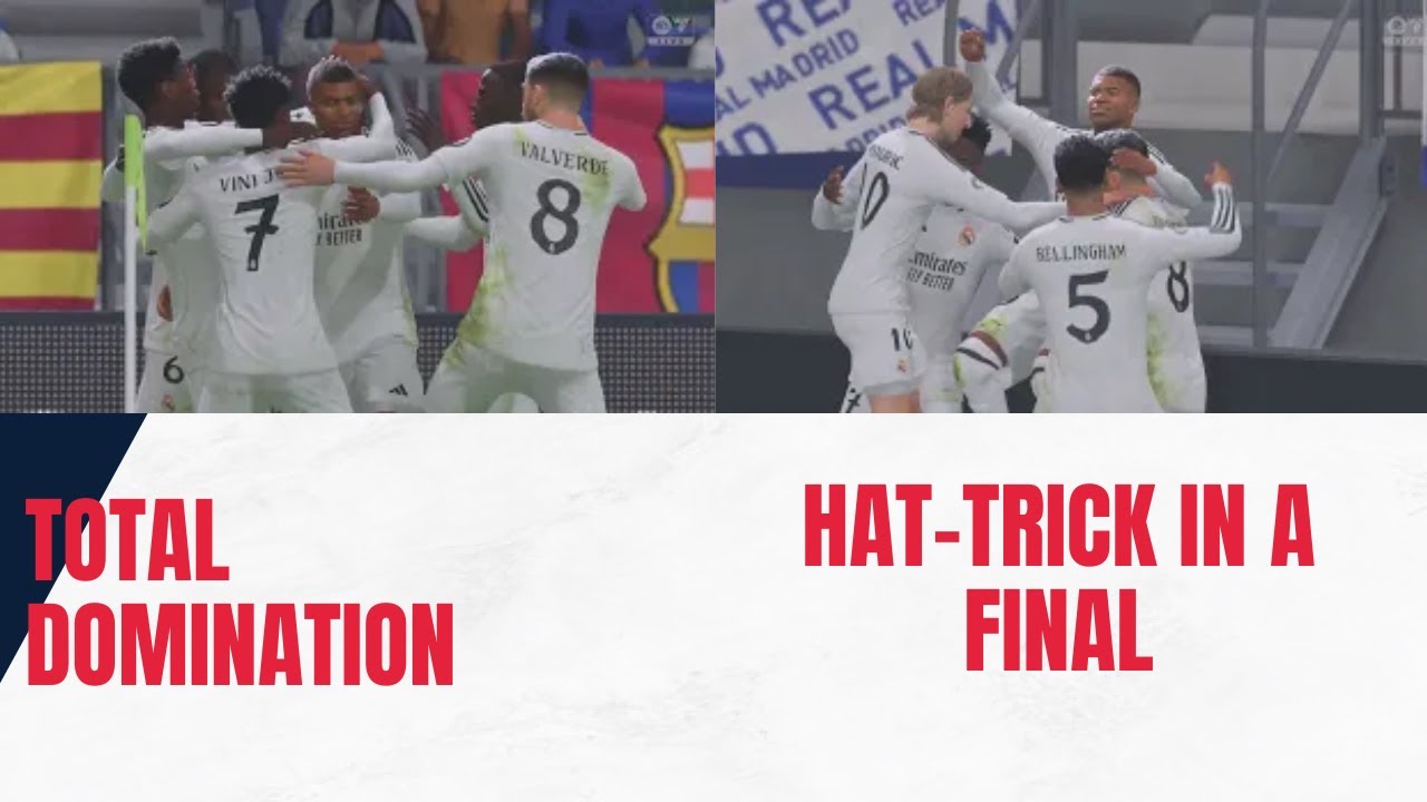 EA SPORTS FC 25: Хет-трик и триумф в финале 😱 | Реал Мадрид против Барселоны | Финал Лиги чемпионов