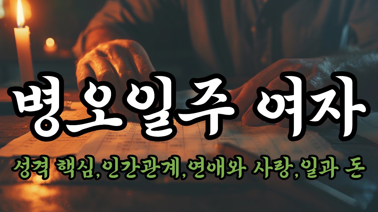 병오일주 여자 (병오일주 여자… 왜 항상 당신만 버텨왔을까)