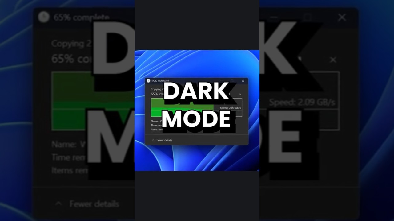 Windows 11 Dark Mode