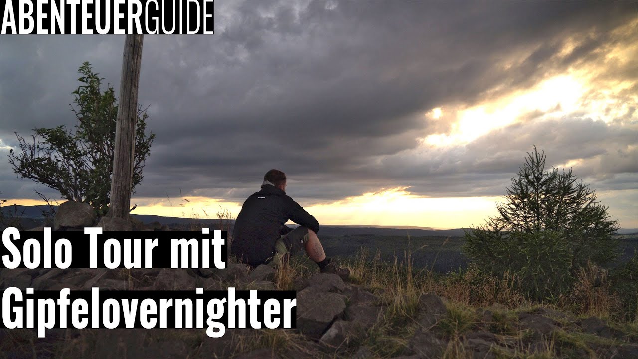 Solo Gipfelovernighter im Erzgebirge - Bestes Gefühl am Spitzberg