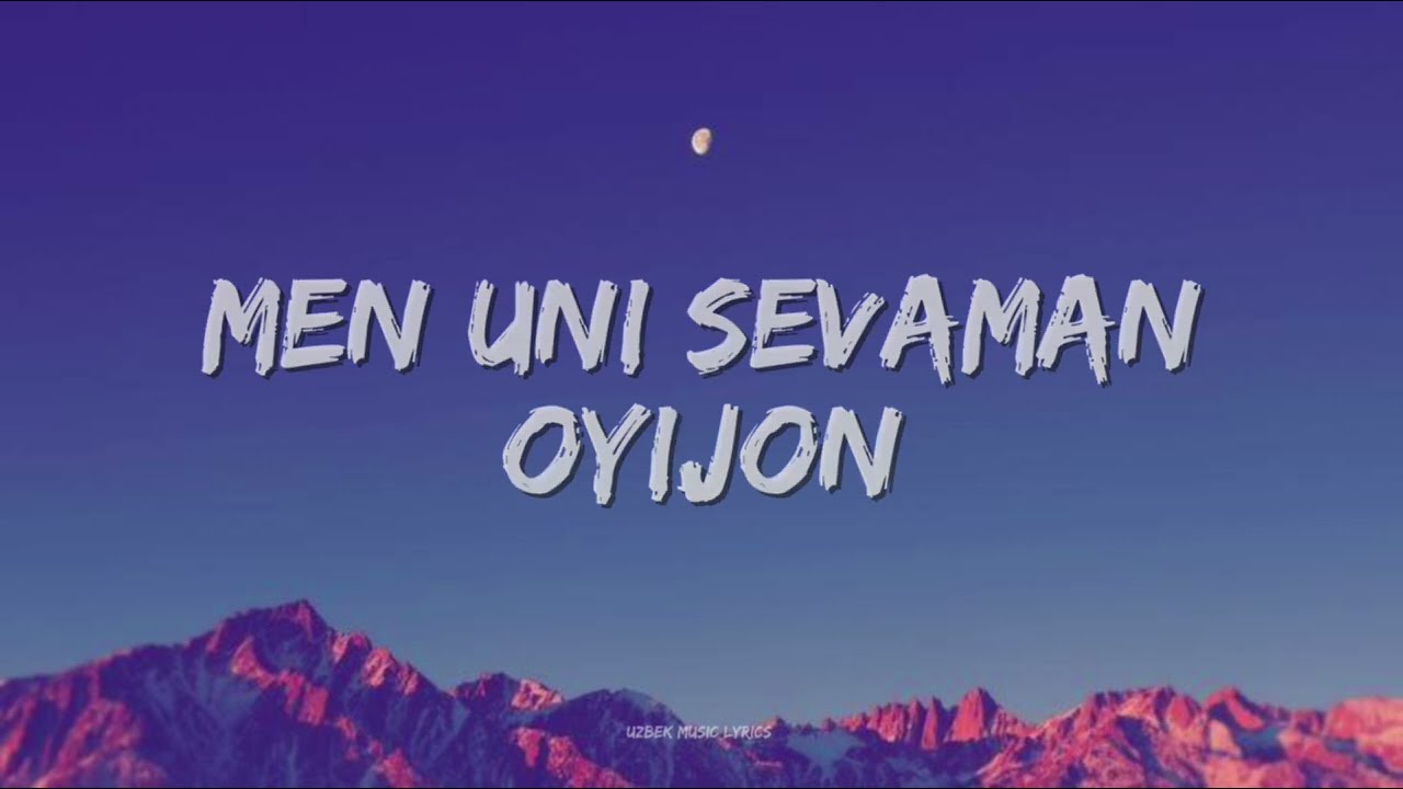 Tohir Sodiqov &mdash; Oyijon | music lyrics| aesthetic| uzbek songs #tohirsodiqov #uzbekmusiclyrics