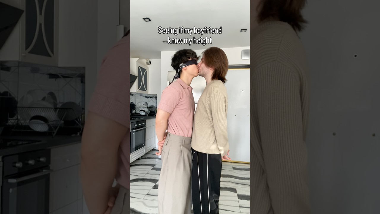 Prank on my bf 😂 #gayshorts #blshorts #lgbt #gaycouple #blcouple #gaykiss #blkiss