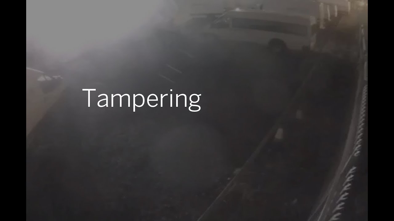 CCTV Camera Sabotage by Extreme Lighting &middot; Perimeter Security