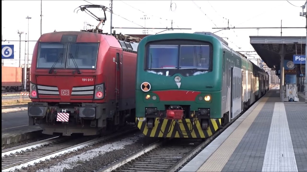 TRENI DEVIATI,DIAGNOSTICI,MERCI e tanto altro nella Stazione di Piacenza! @8 MARZO 2022